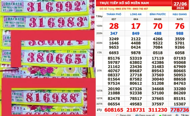 Soi cầu ngày 26/07/2027